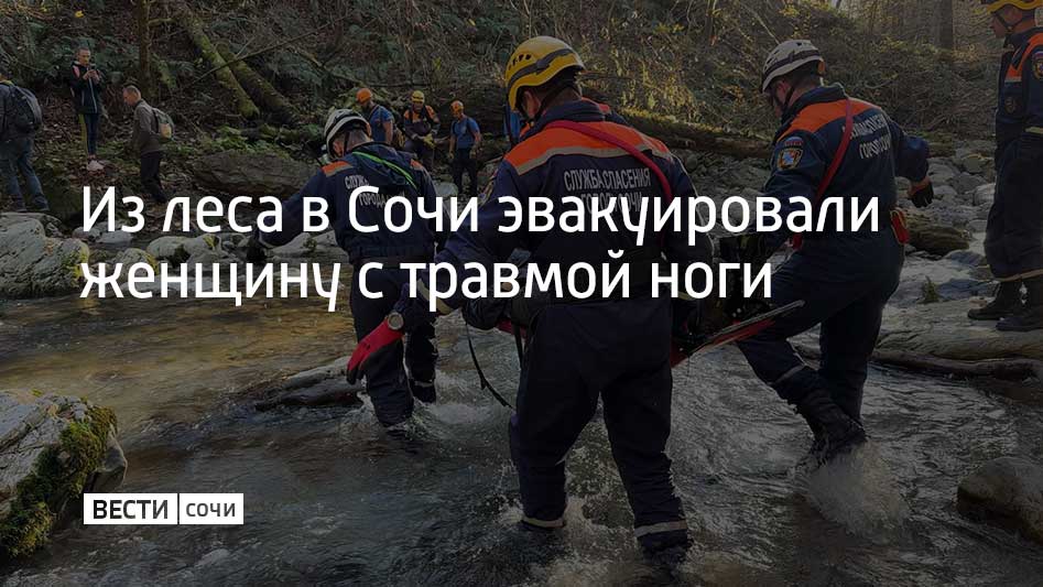 Во время прогулки по лесу в каньоне "Царские ворота" женщина подвернула ногу и вывихнула коленный сустав