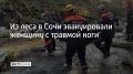Во время прогулки по лесу в каньоне "Царские ворота" женщина подвернула ногу и вывихнула коленный сустав