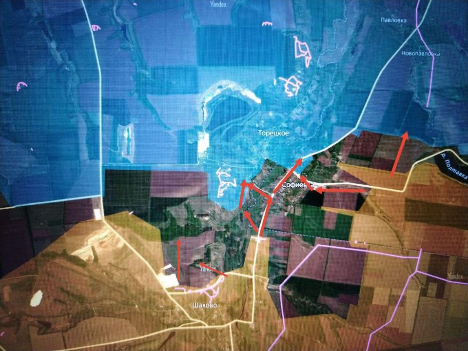 Юрий Котенок: Дружковское направление. Войска ГрВ "Центр" и "Юг" наступают на Дружковско-Краматорском направлении, охватывая агломерацию населённых пунктов от Константиновки до Краматорска