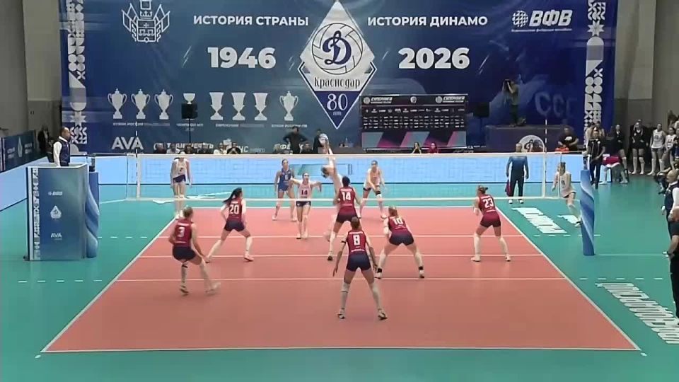 ВК «Динамо» Краснодар сыграет против питерской «Корабелки»