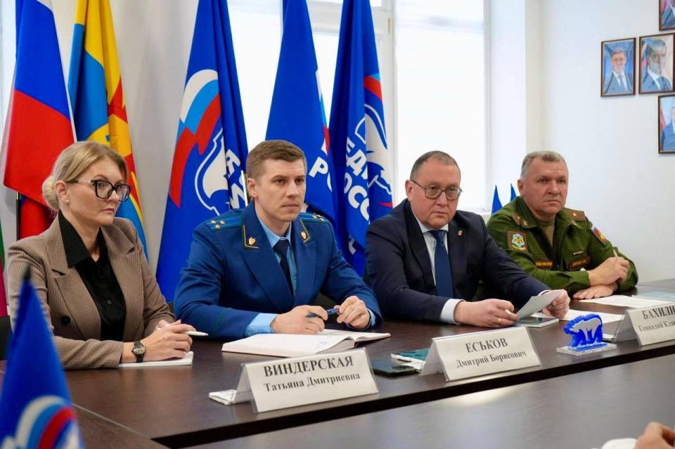 Прокуратурой Успенского района проведен прием участников специальной военной операции и членов их семей