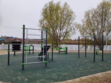 На территории Выселковского района завершены работы по благоустройству общественной территории в рамках национального проекта