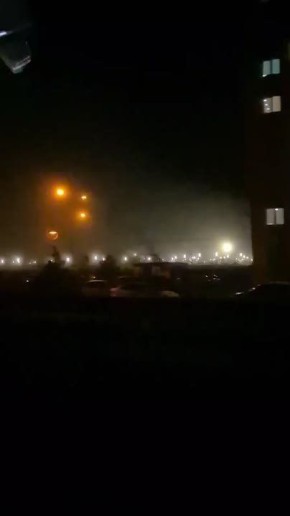 Опасный туман. Зима продолжает удивлять густыми туманами