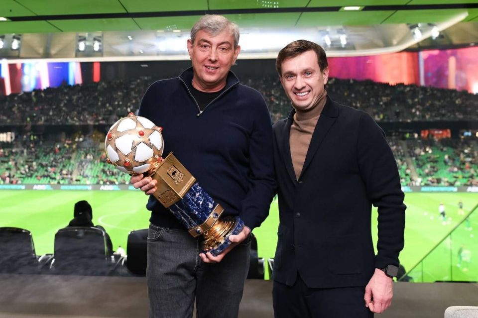 Сергею Галицкому вручили награду за вклад в развитие отечественного футбола