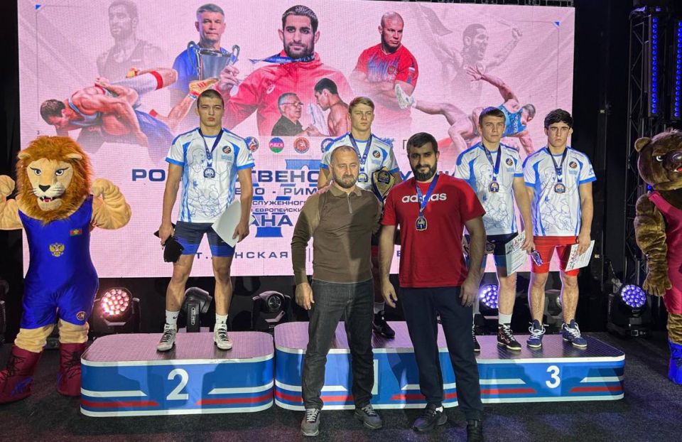 Спортсмены из станицы Натухаевской стали призерами краевых соревнований по греко-римской борьбе