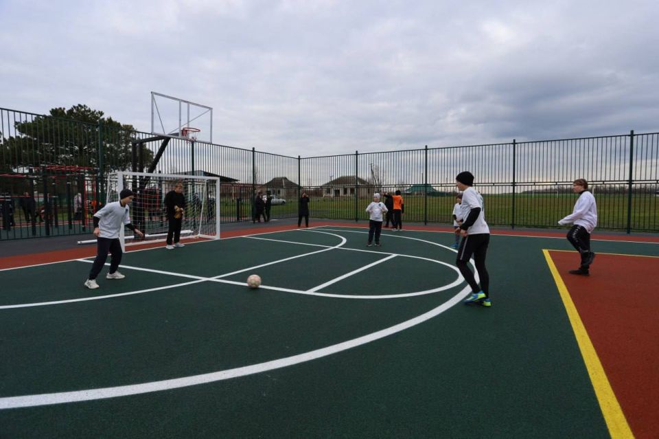 В Краснодарском крае открыли два спортивных объекта