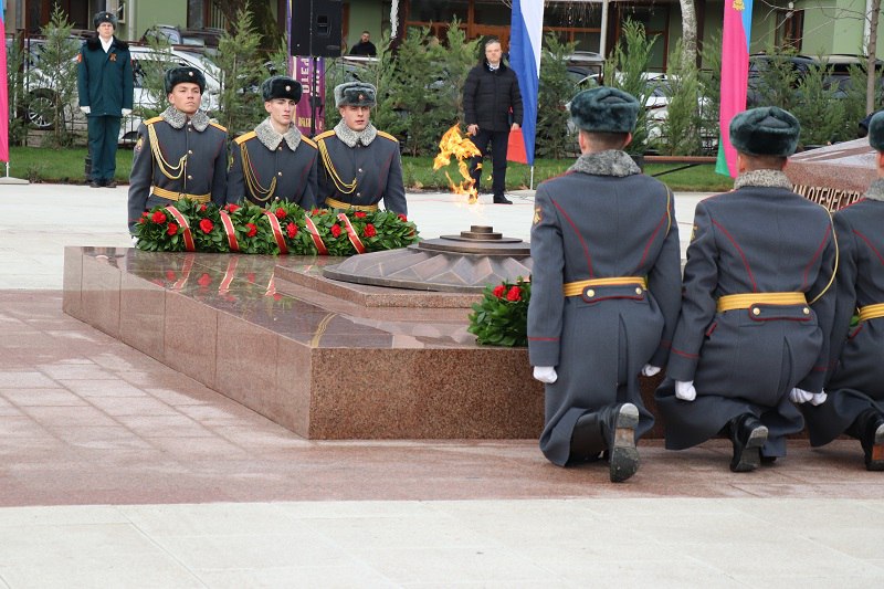 Врио начальника УТ МВД России по ЮФО принял участие в открытии мемориального комплекса "Воинам Отечества - Героям России" Врио начальника УТ МВД России по ЮФО принял участие в открытии мемориального комплекса "Воинам Отечества - Героям России"