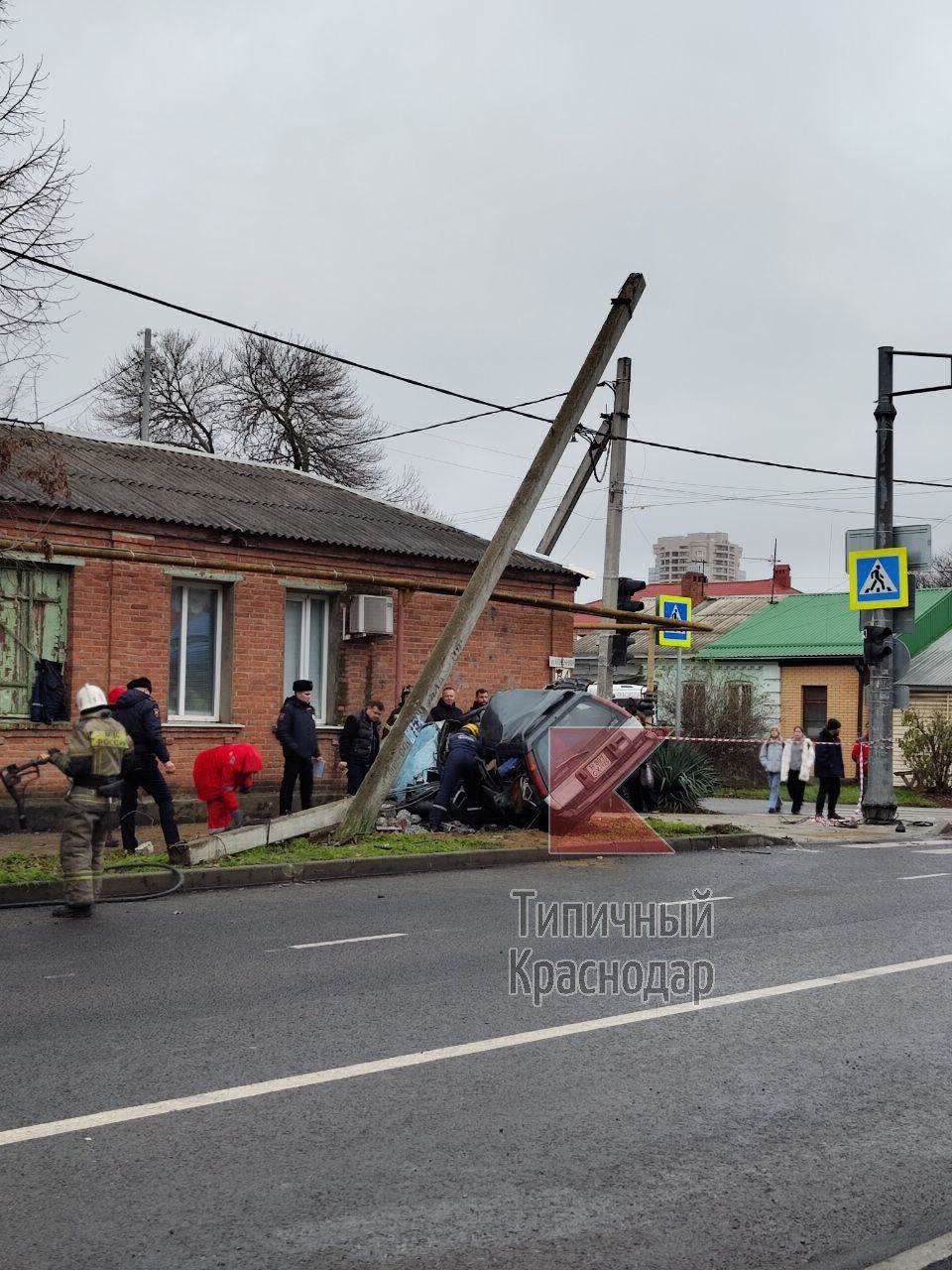 В центре Краснодара произошло смертельное ДТП с фурой