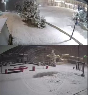 Жители Красной поляны проснулись, улыбнулись, посмотрели в окно и