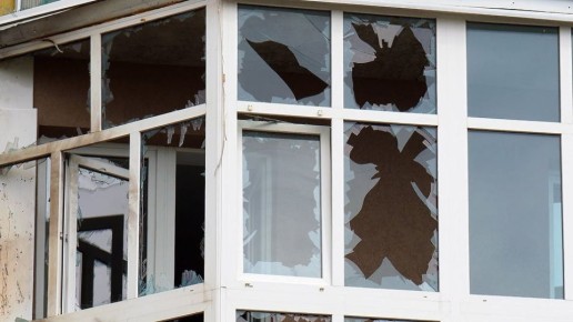 В Северском районе обломки БПЛА повредили несколько домов