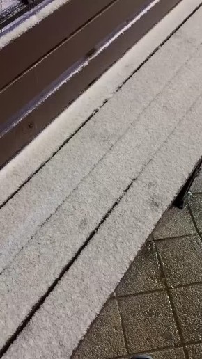 Прошедшей ночью в Краснодаре был снег