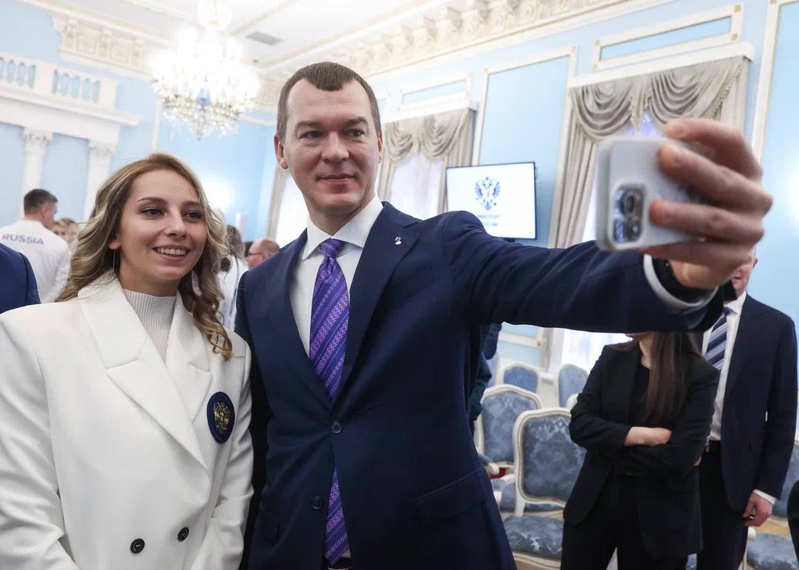 Михаил Дегтярёв: Сегодня в Министерстве спорта России впервые вместе с главой МЧС России Александром Куренковым чествовали победителей Чемпионата мира по пожарно-спасательному спорту, который состоялся в Саудовской Аравии Михаил Дегтярёв: Сегодня в Министерстве спорта России впервые вместе с главой МЧС России Александром Куренковым чествовали победителей Чемпионата мира по пожарно-спасательному спорту, который состоялся в Саудовской Аравии