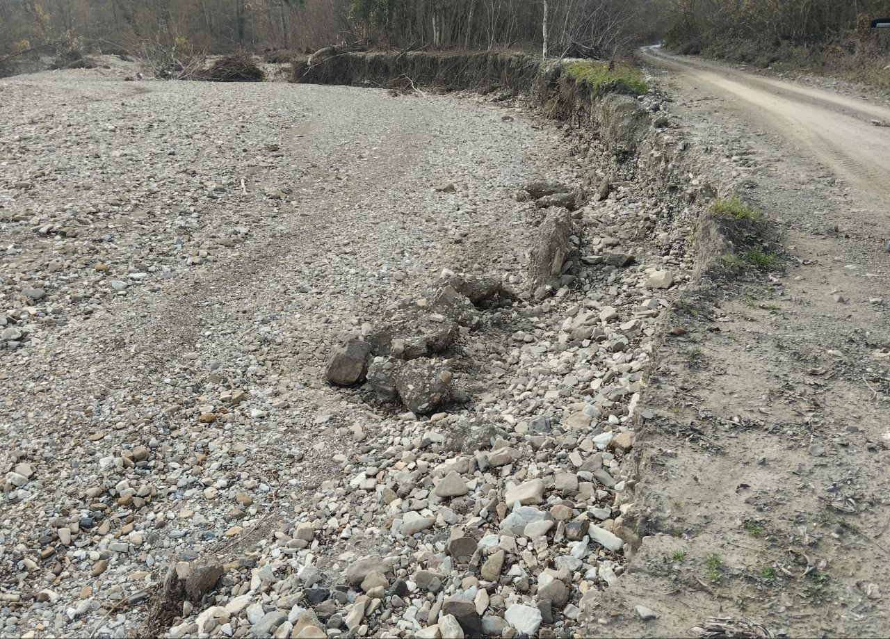 Дорогу, которую постоянно размывала горная река Нечепсухо, восстановили в Туапсинском округе