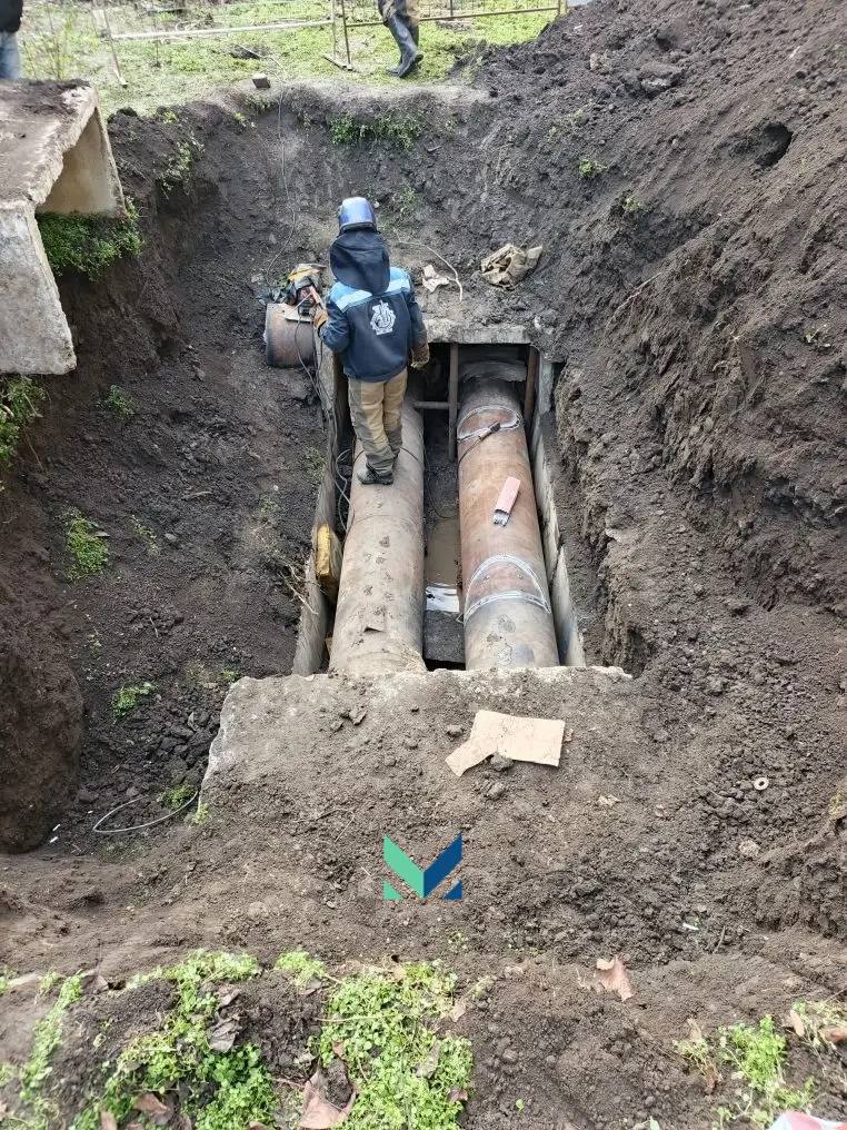 Аварию на теплотрассе в Комсомольском микрорайоне Краснодара устранили