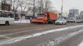 Около 70 единиц техники чистят от снега региональные трассы на Кубани