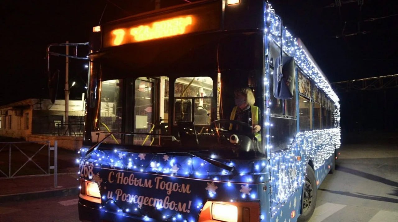 Общественный транспорт Краснодара будет курсировать в праздничную ночь