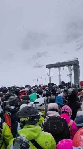 Роза Хутор сегодня — настоящий тест на терпение!