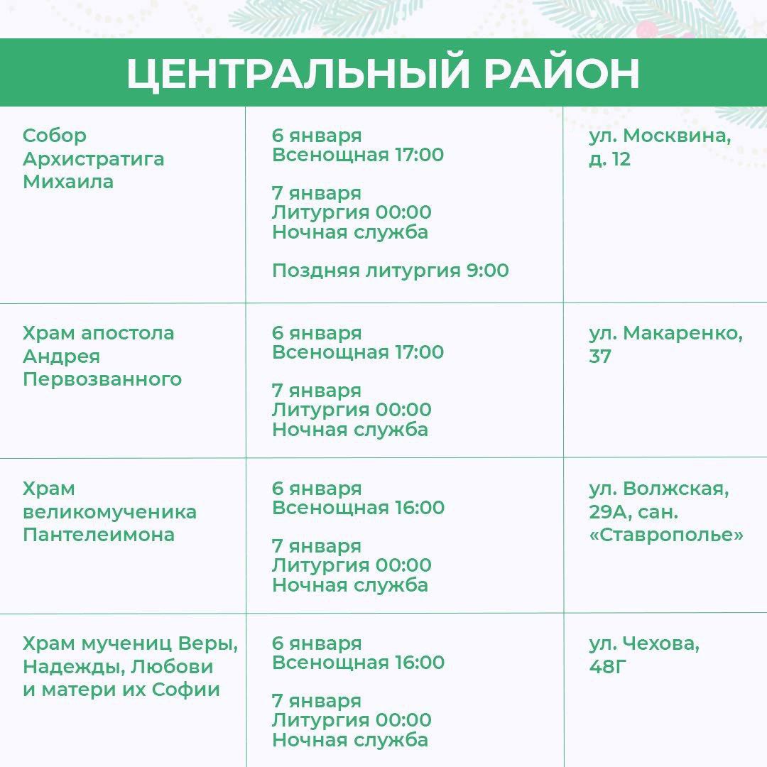 В Рождество дневные богослужения проведут во всех 37 храмах Сочи В Рождество дневные богослужения проведут во всех 37 храмах Сочи