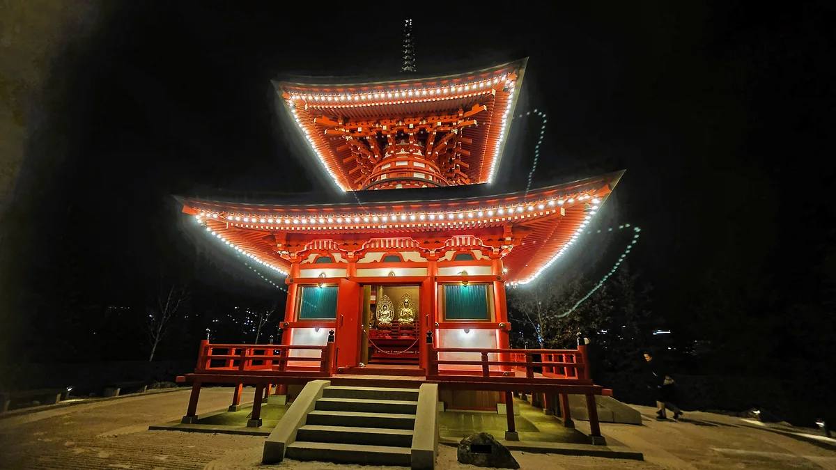 Как выглядит Японский сад в «парке Галицкого» в январе Как выглядит Японский сад в «парке Галицкого» в январе