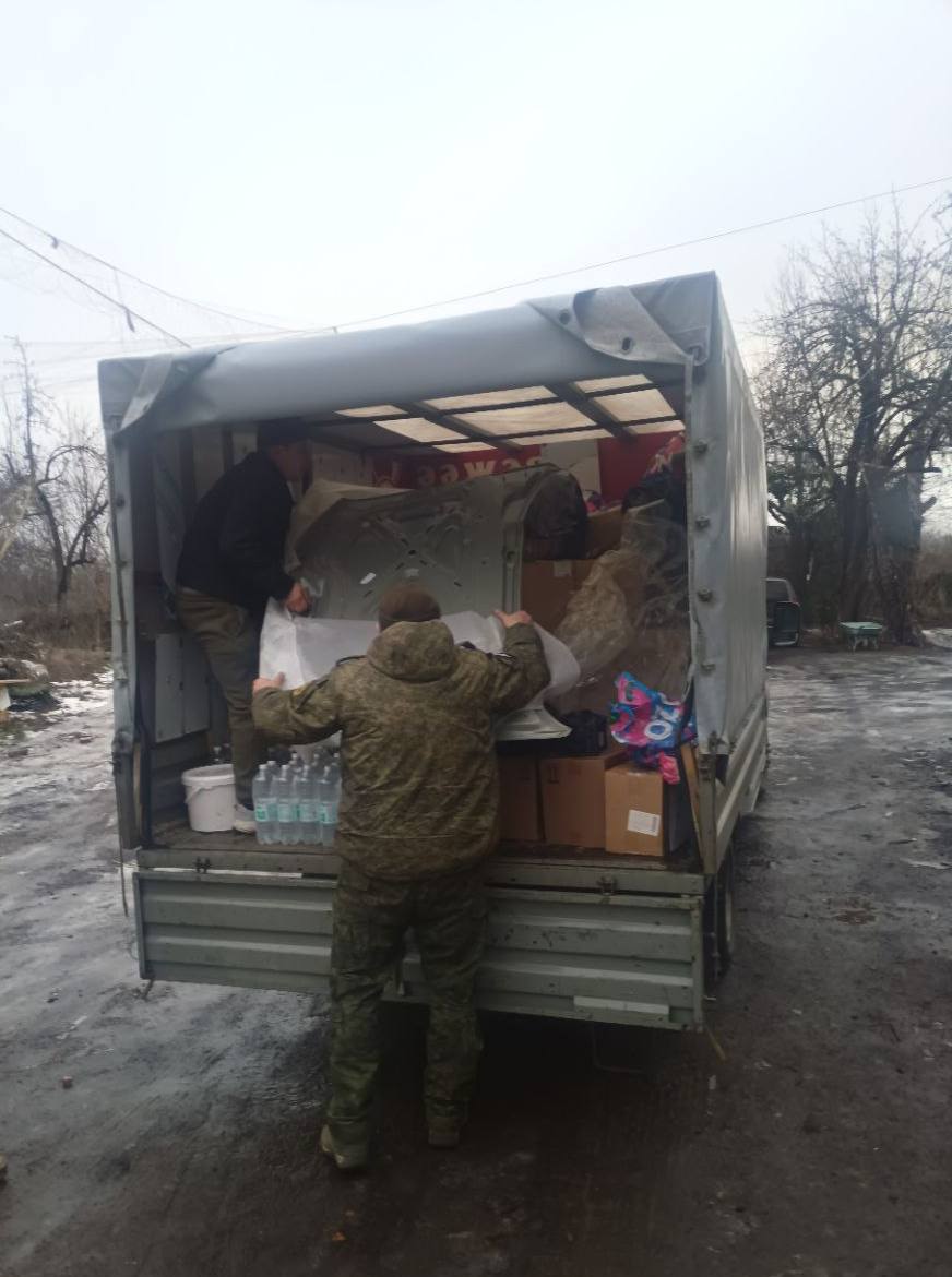 Андрей Кравченко: Сотрудники Службы спасения Новороссийска доставили праздничные гуманитарные посылки в Луганскую Народную Республику