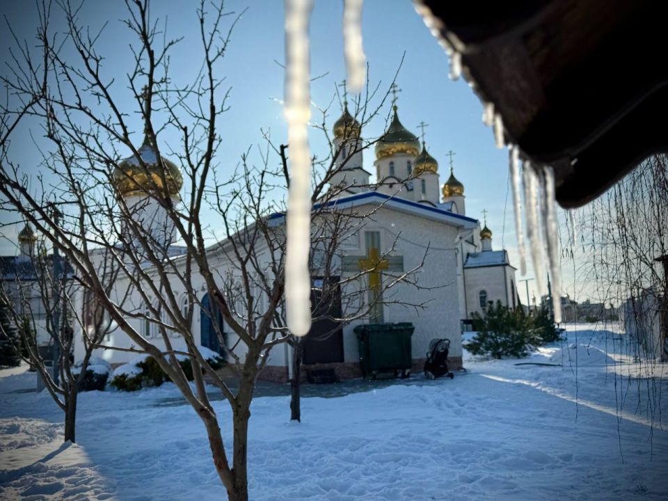 Доброе крещенское. 19 января в Анапе морозно, ветрено и солнечно