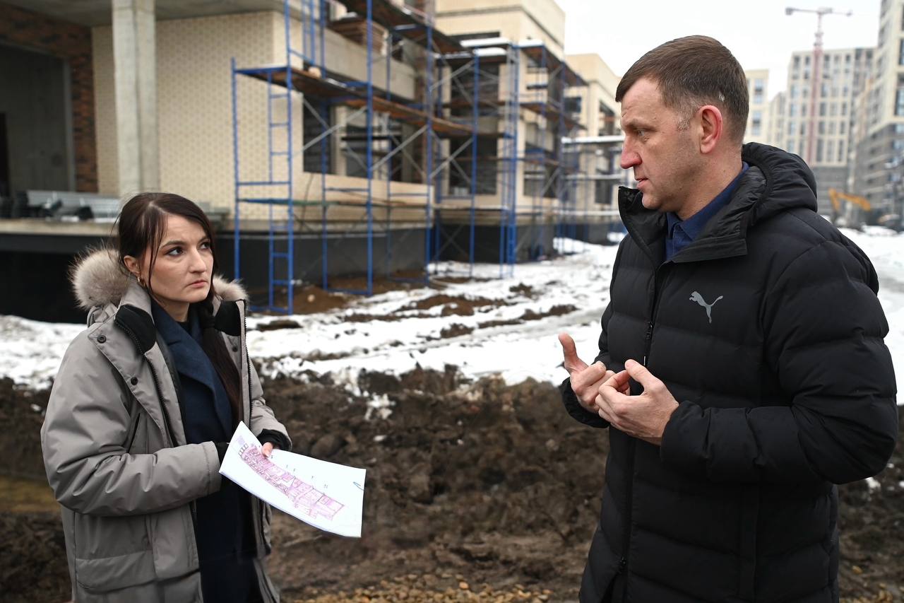 Евгений Наумов: Проверил ход строительства соцобъектов в районе Западного Обхода – одном из самых густонаселённых в городе Евгений Наумов: Проверил ход строительства соцобъектов в районе Западного Обхода – одном из самых густонаселённых в городе