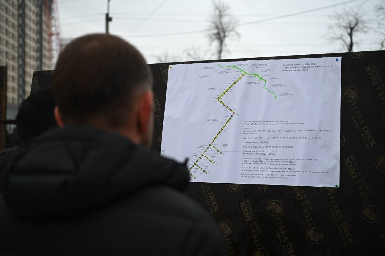 Евгений Наумов: Для крупного жилого массива, который продолжает строиться на Западном Обходе, параллельно с возведением социальных объектов завершается строительство большого ливневого коллектора Евгений Наумов: Для крупного жилого массива, который продолжает строиться на Западном Обходе, параллельно с возведением социальных объектов завершается строительство большого ливневого коллектора