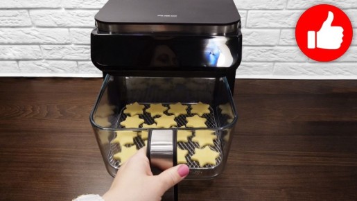 Печенье на сгущённом молоке в аэрогриле — спокойный практичный подход к домашней выпечке