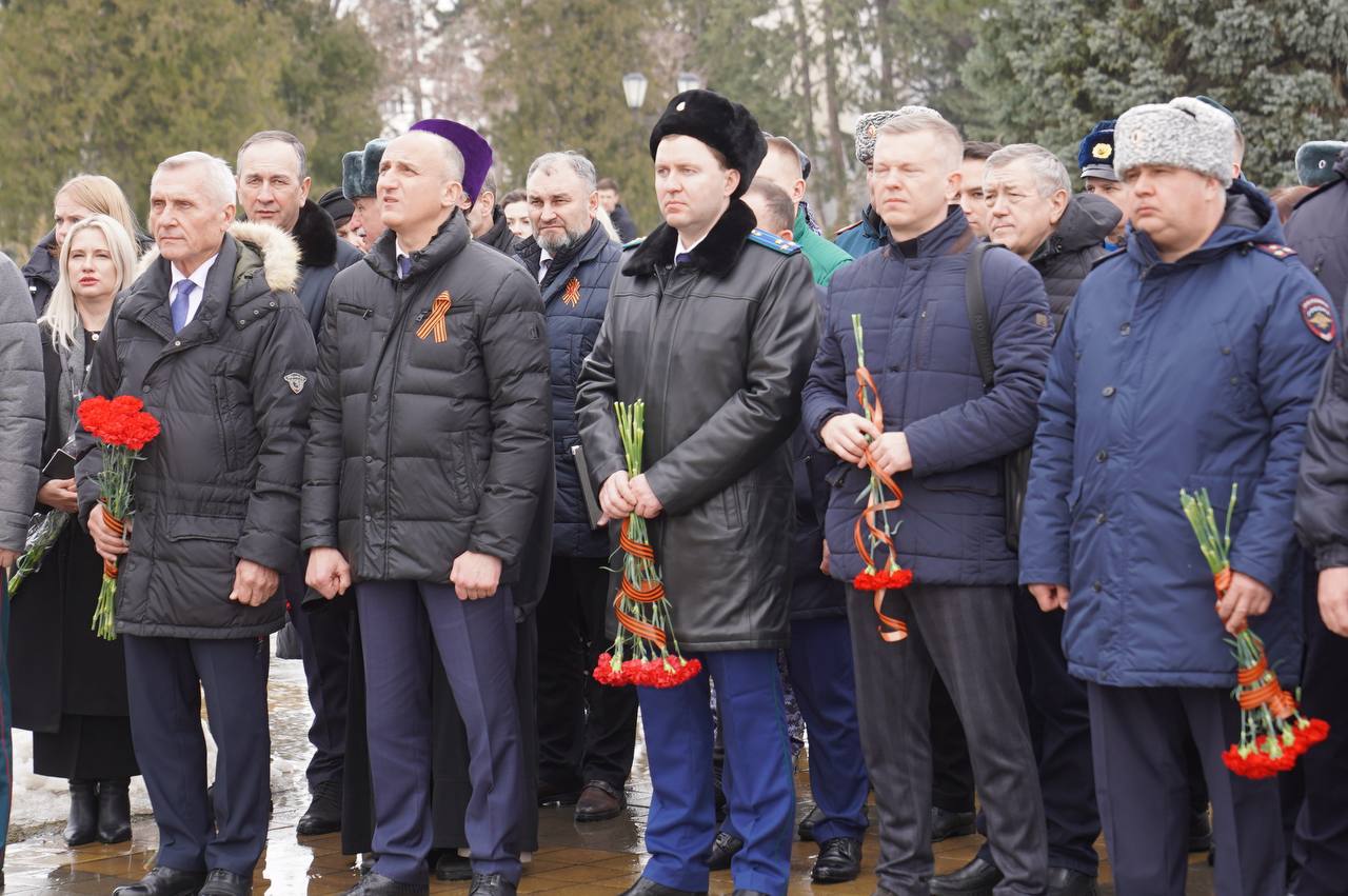 Руководством Тихорецкой межрайонной прокуратуры принято участие в мероприятии, посвященному Дню освобождения Тихорецка и Тихорецкого района от немецко-фашистских захватчиков