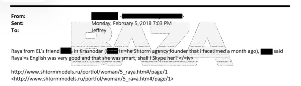 Из краснодарского модельного агентства пытались отобрать девушек для вечеринок Эпштейна