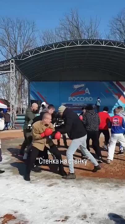 Вот, например, как весело и задорно отмечают Масленицу на Кубани в станице Динской