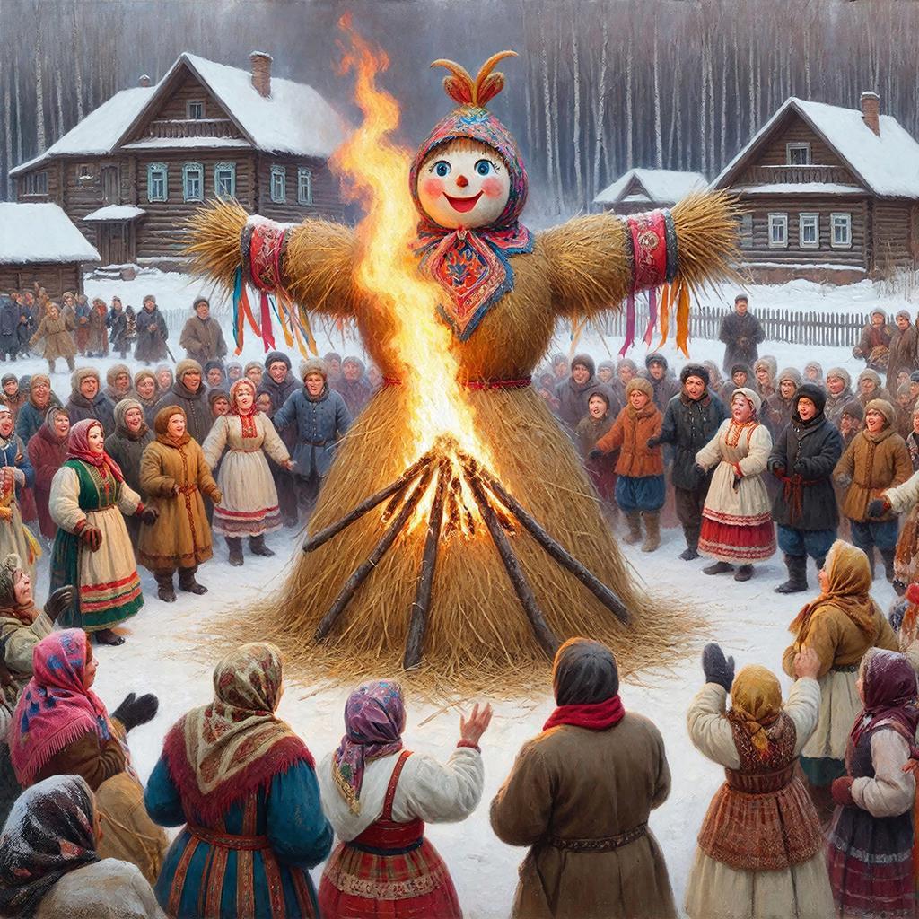 Наконец-то время пришло – жечь! Ну, не дрова, конечно, а чучело