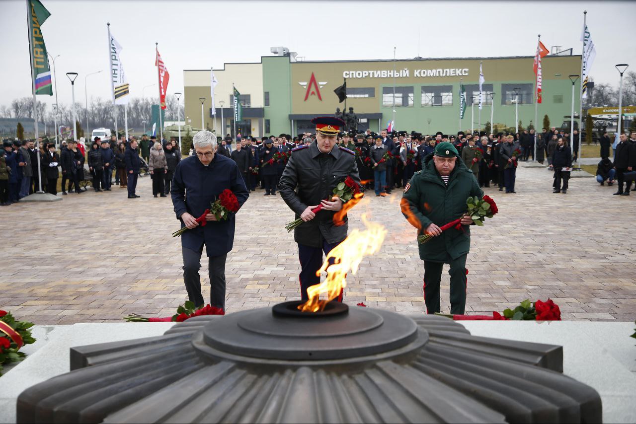 Андрей Константинович Маслов принял участие в торжественных мероприятиях, посвященных Дню защитника Отечества