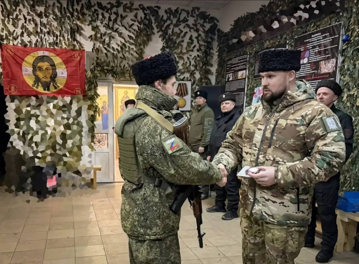 Вице-губернатор Александр Агибалов в зоне СВО посетил расположение добровольческих отрядов БАРС Кубанского казачьего войска