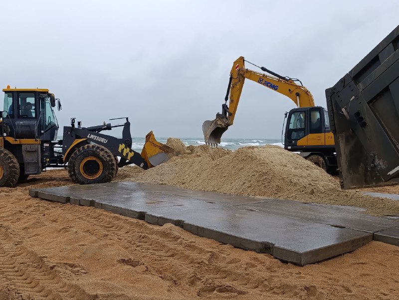 В Анапе приступили к следующему этапу восстановления пляжей