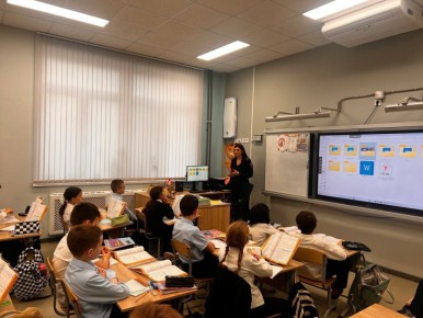 В Краснодаре полицейские провели профилактическое мероприятие со школьниками