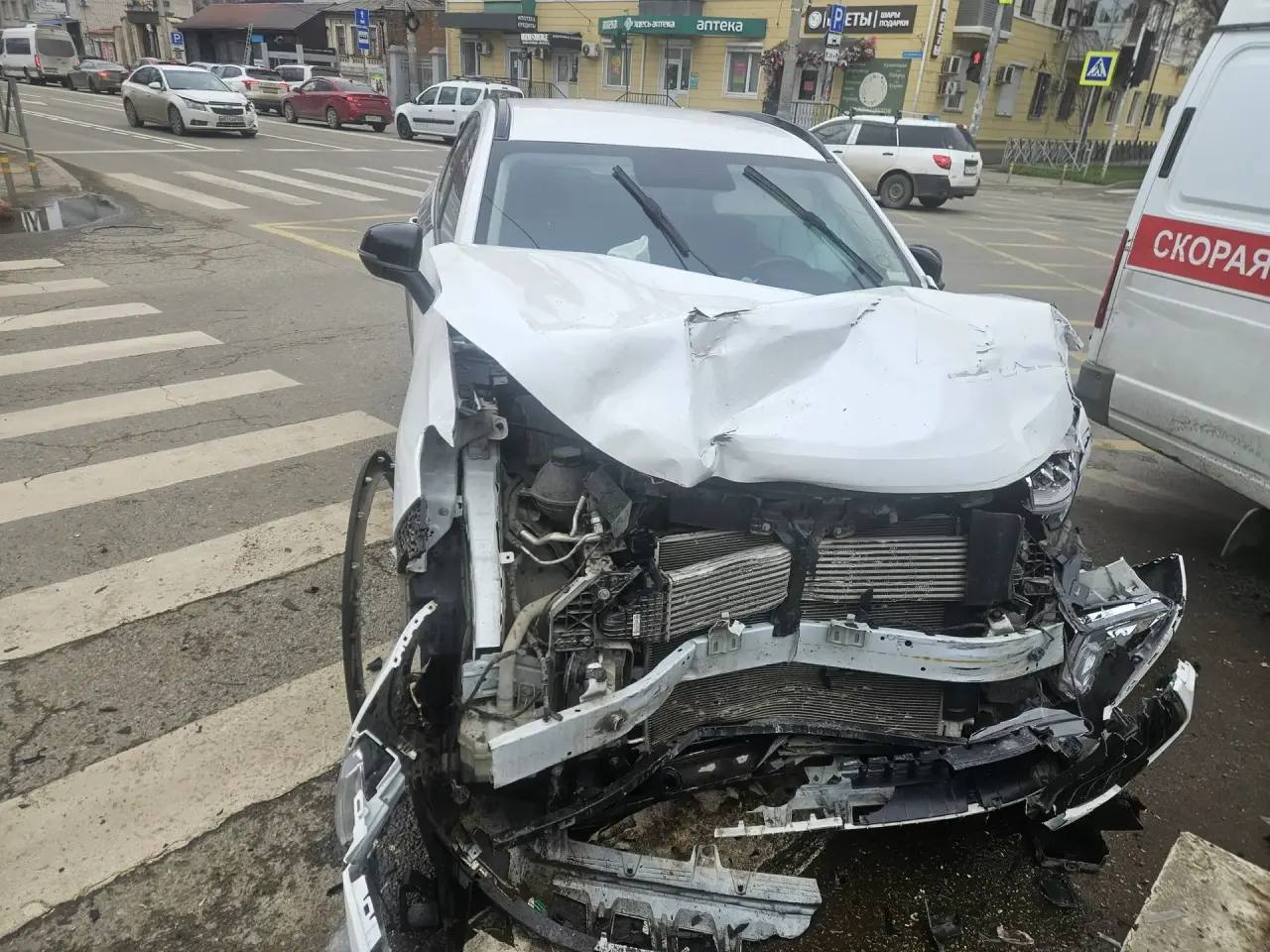 В результате ДТП на улице Северной пострадали четыре человека В результате ДТП на улице Северной пострадали четыре человека