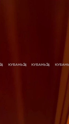 Первые кадры после падения фрагментов БПЛА в Новороссийске