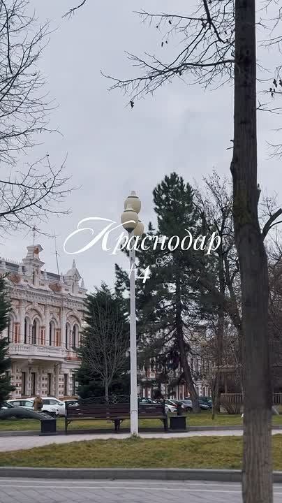 Доброе утро, Краснодар!. За окном +4°C и переменная облачность