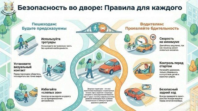 Госавтоинспекция Кубани подготовила профилактическую карточку о безопасности на дворовых территориях