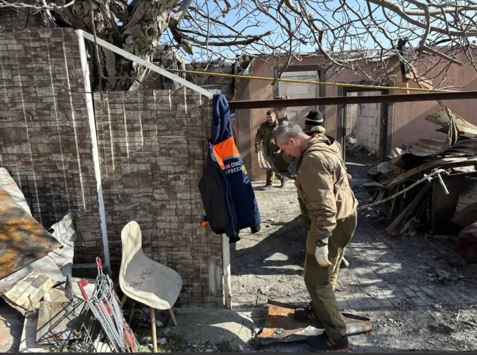 В Новороссийске продолжается ликвидация последствий атаки беспилотников