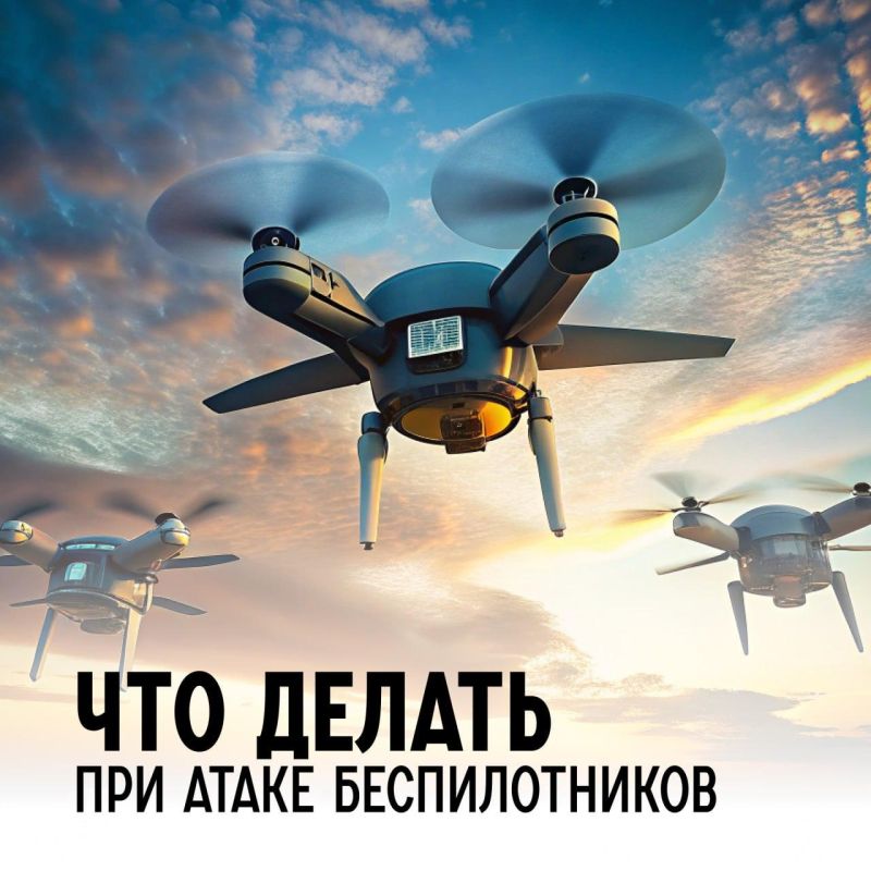 Памятка при обнаружении беспилотных воздушных судов