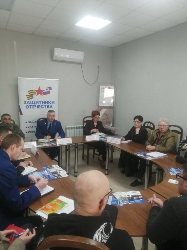 Прокуратурой Абинского района проведенличный прием участников специальной военной операции