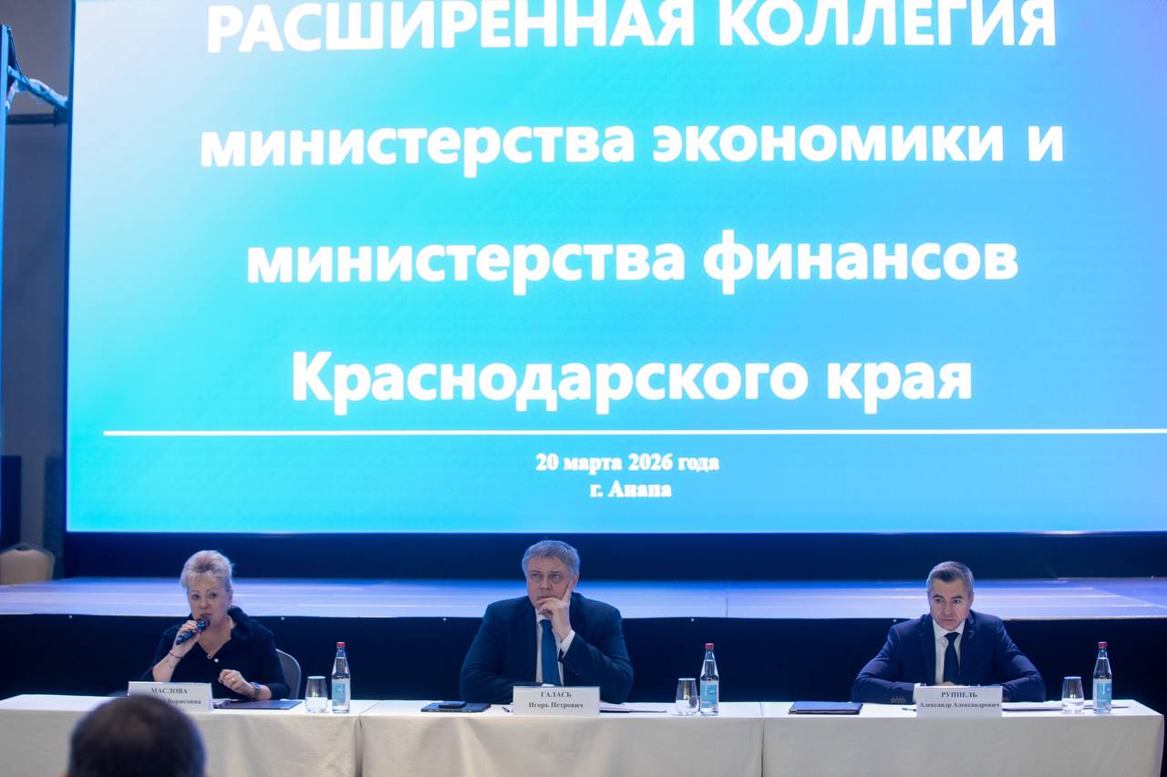 На коллегии министерств экономики и финансов Краснодарского края обсудили вопросы привлечения инвестиций