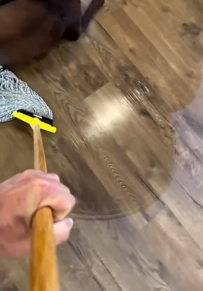 Как надо мыть полы, когда кто-то отдыхает