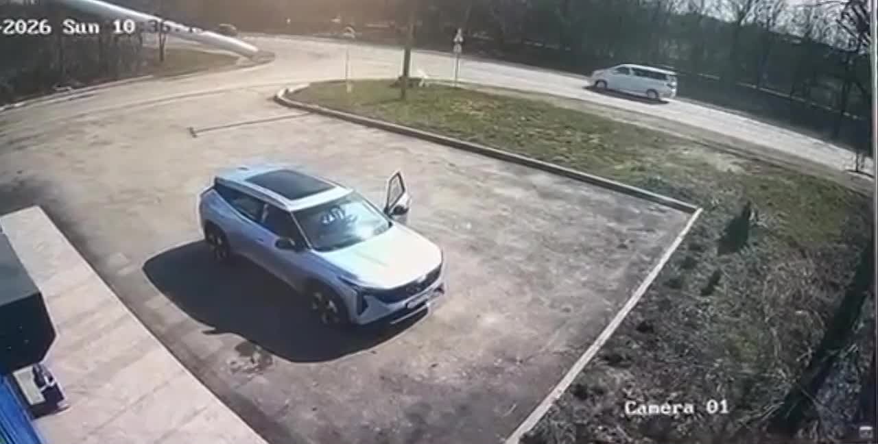 Опасный маневр налево