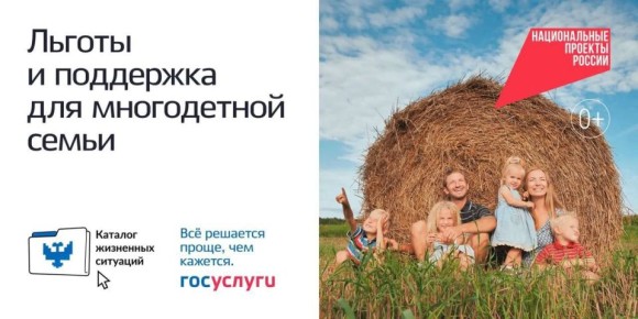 Гарантированные меры поддержки для многодетных семей