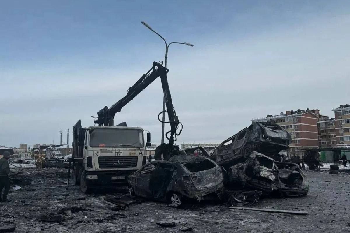 В Адыгее начали выдавать деньги за машины, уничтоженные упавшими обломками БПЛА