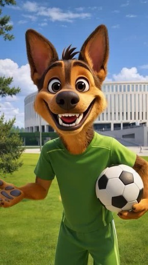 Красавчик уже на стадионе!