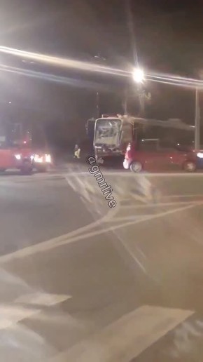 «Вся морда разбита». Жесткое ДТП вчера вечером на улице Трамвайной, в районе ТЭЦ